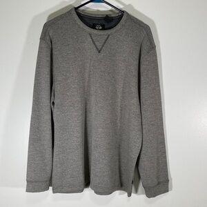 NWT Dockers Gray, Black and White Patterned Sweatshirt